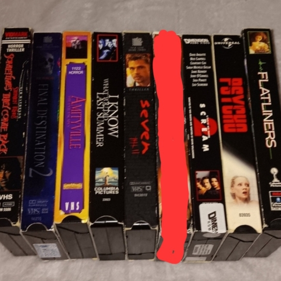 Horror VHS Movie Bundle Lot Scream Final Destination Amityville Horror Psycho - Picture 2 of 2